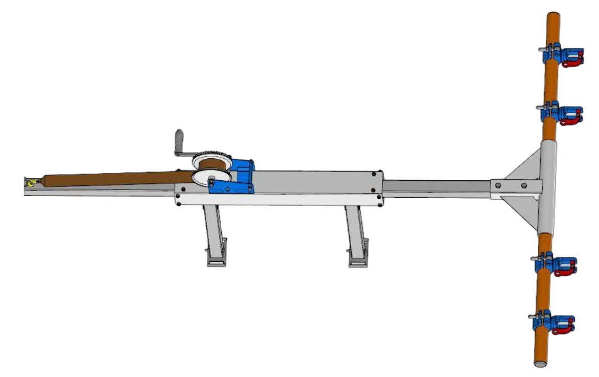 ERV-TRV-W – Траверса с лебедкой изолированная 